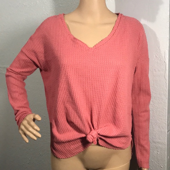 Wild Fable V-Neck Cozy Ribbed Long sleeve - Picture 2 of 10
